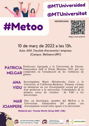 Conferencia “#MeToo Universidad”